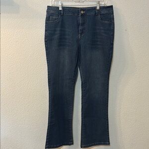 CG dark wash flare  Blue Jeans